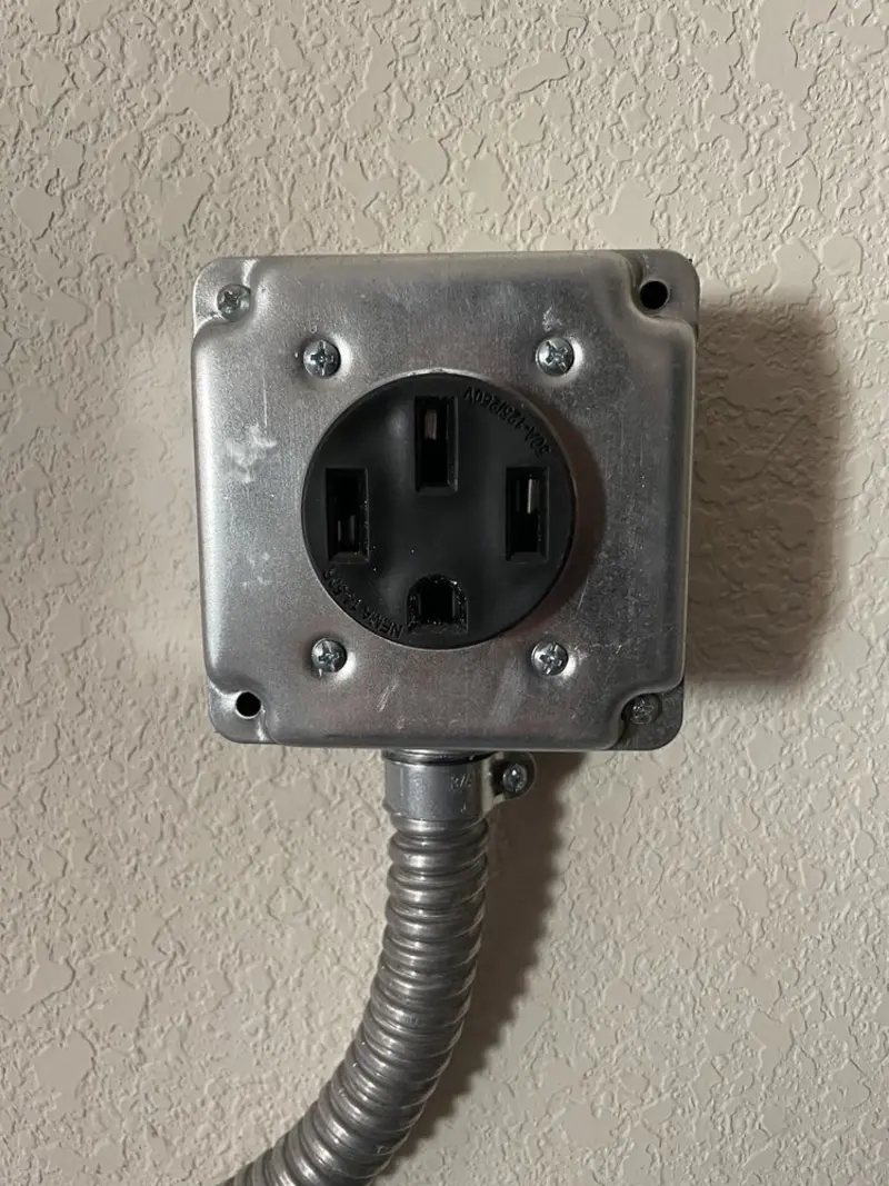 NEMA 14-50 outlet installed for Smart Home Electrical in East Grand Rapids